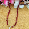 Joyenza Fashions Maroon Beaded Necklace. Stylish Jewelry for Women